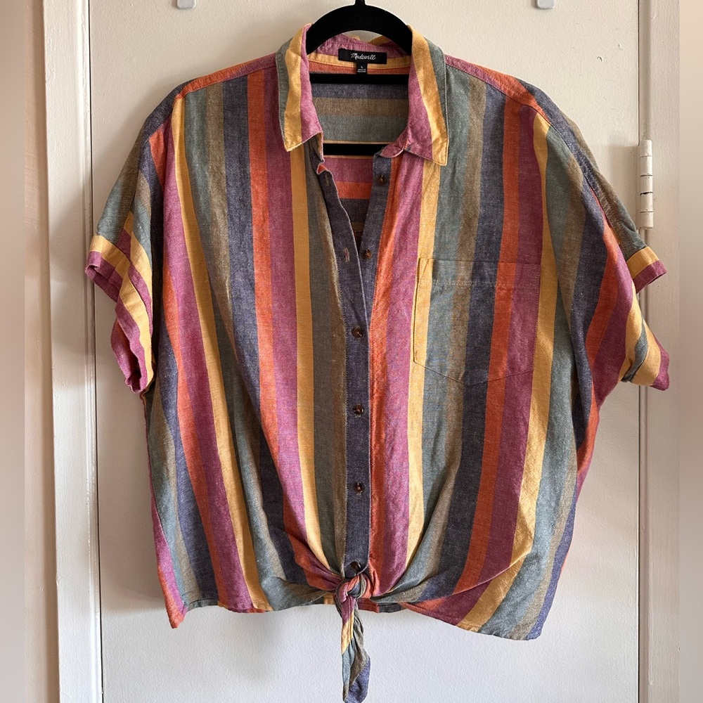 Madewell striped top